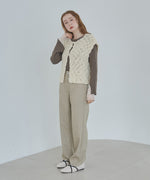 ハンドニットベスト