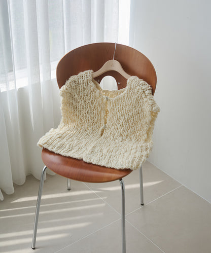 ハンドニットベスト