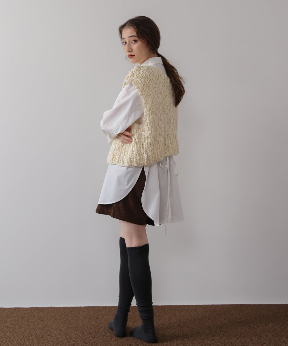 ハンドニットベスト