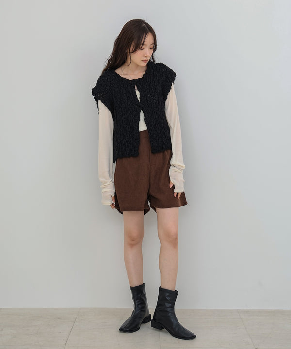 ハンドニットベスト