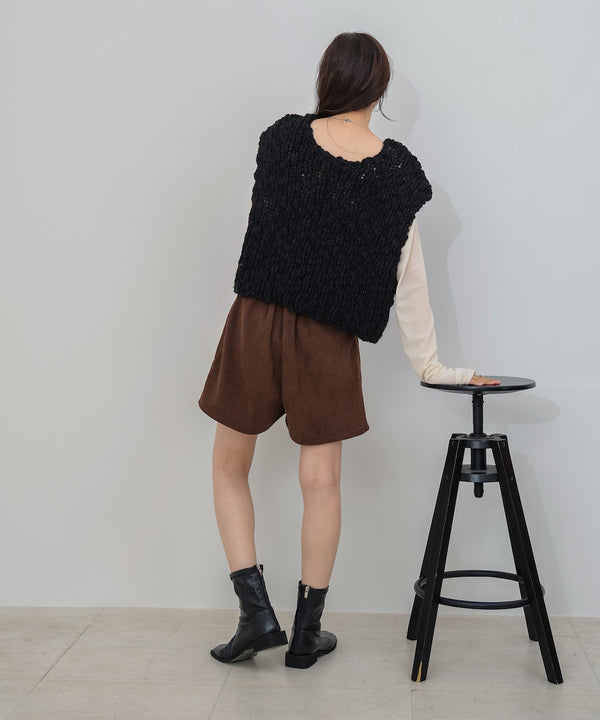 ハンドニットベスト