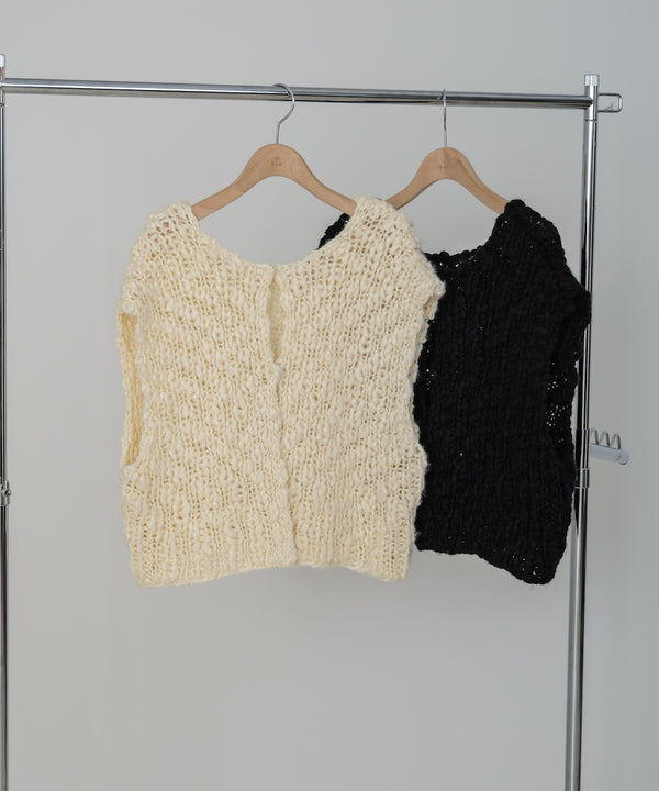 ハンドニットベスト