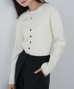 ビスチェライクニットトップス