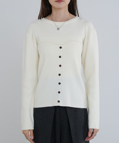 ビスチェライクニットトップス