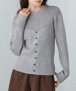 ビスチェライクニットトップス