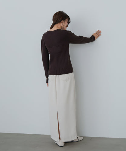 ビスチェライクニットトップス