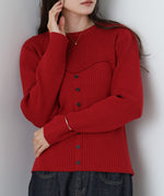 ビスチェライクニットトップス