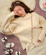 【セットアップ対応】ランダムメロウニットトップス