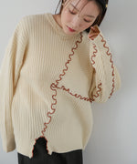 【セットアップ対応】ランダムメロウニットトップス