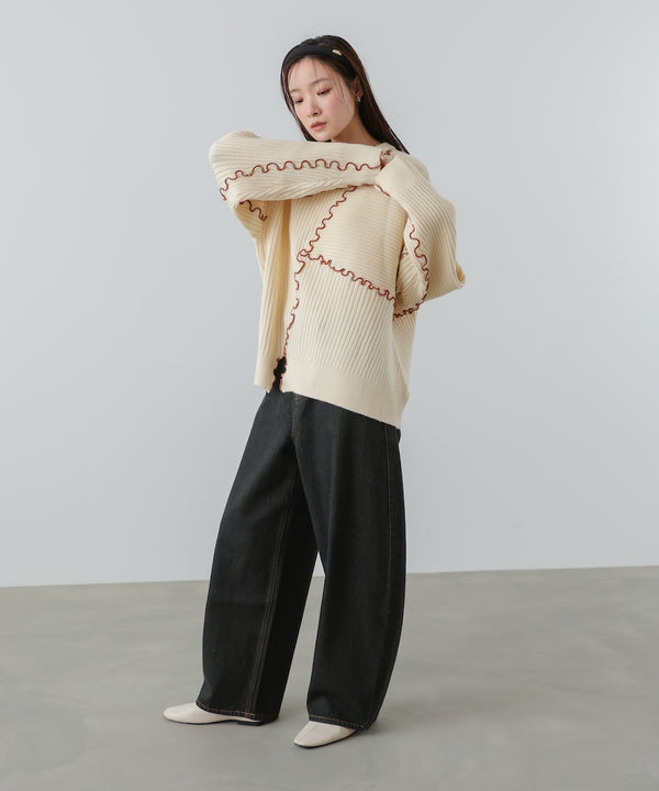 【セットアップ対応】ランダムメロウニットトップス