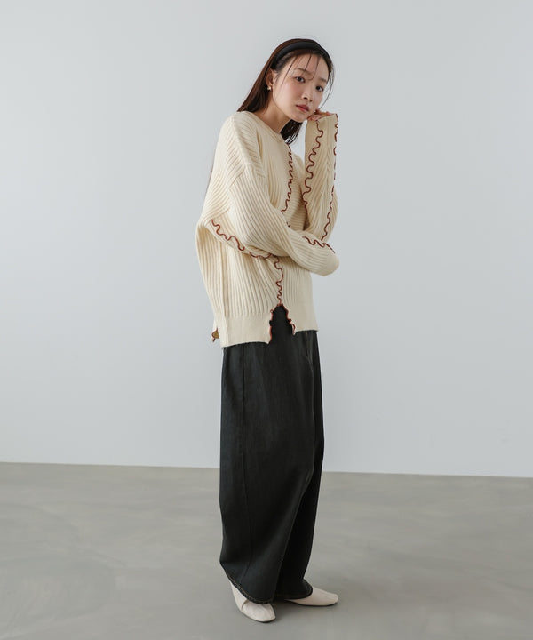 【セットアップ対応】ランダムメロウニットトップス