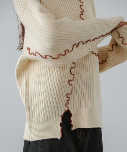 【セットアップ対応】ランダムメロウニットトップス