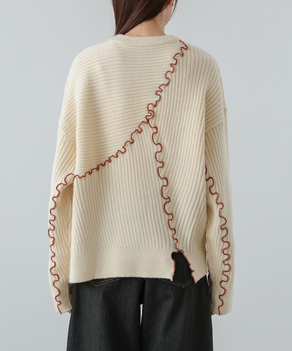 【セットアップ対応】ランダムメロウニットトップス