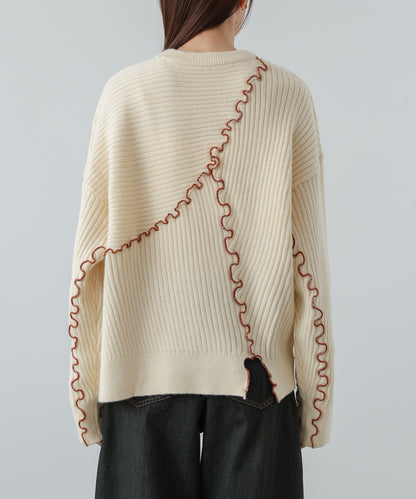 【セットアップ対応】ランダムメロウニットトップス