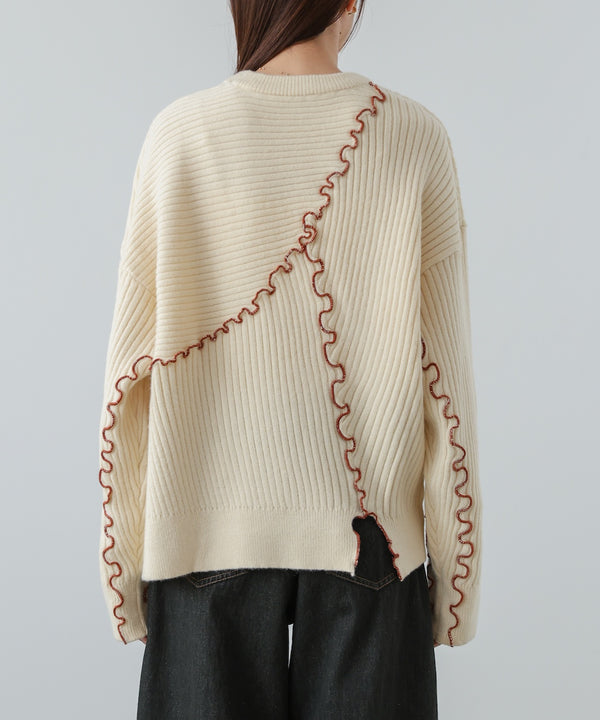 【セットアップ対応】ランダムメロウニットトップス