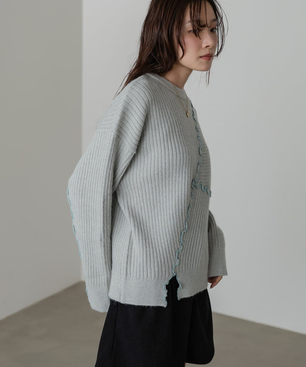 【セットアップ対応】ランダムメロウニットトップス