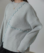 【セットアップ対応】ランダムメロウニットトップス