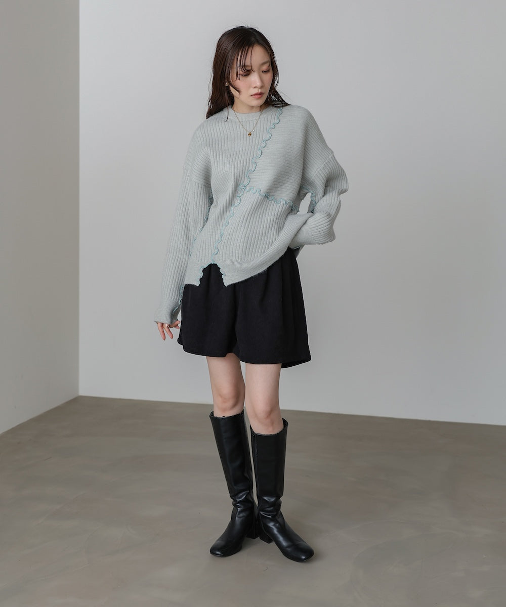 【セットアップ対応】ランダムメロウニットトップス