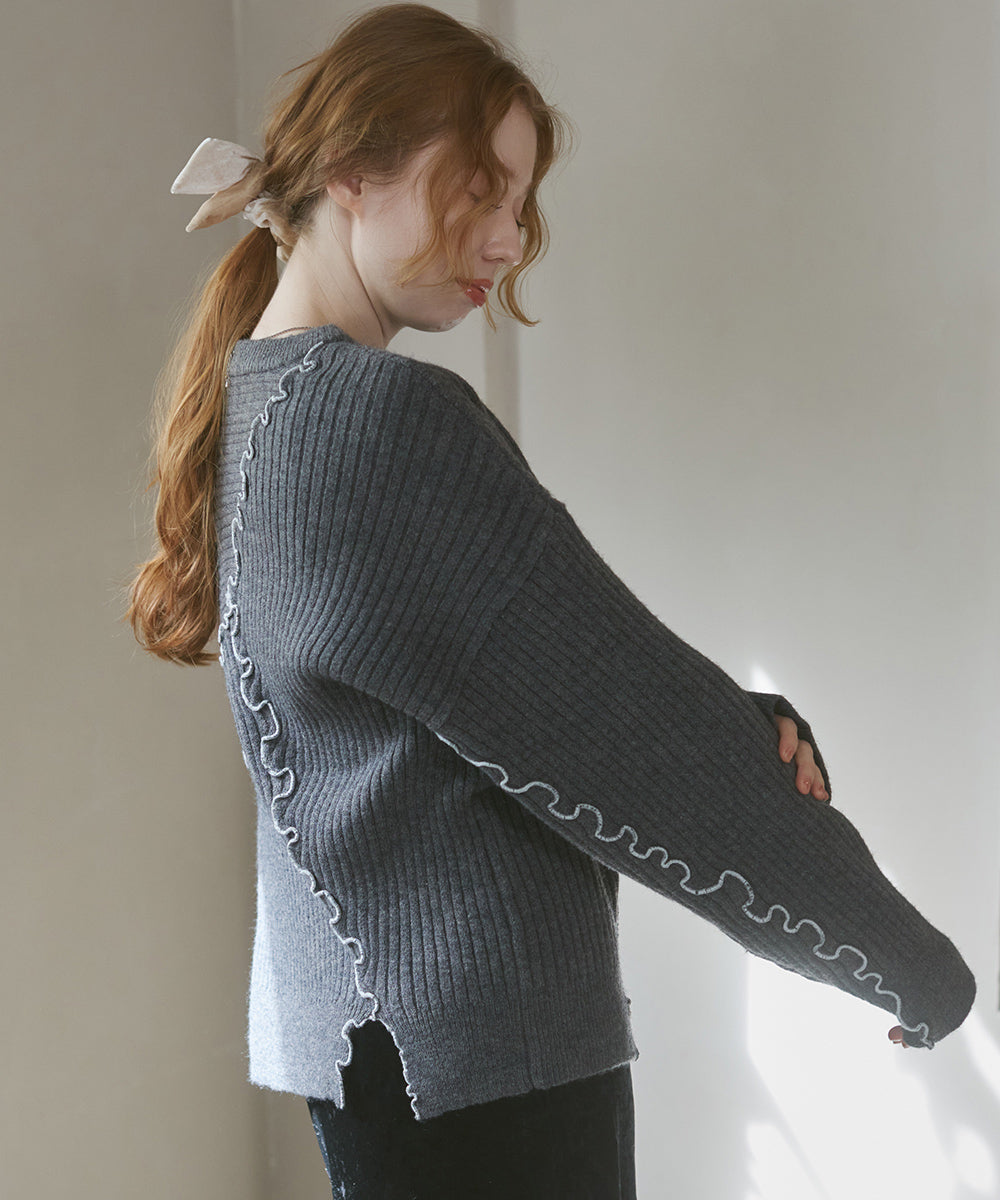 【セットアップ対応】ランダムメロウニットトップス