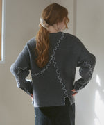 【セットアップ対応】ランダムメロウニットトップス