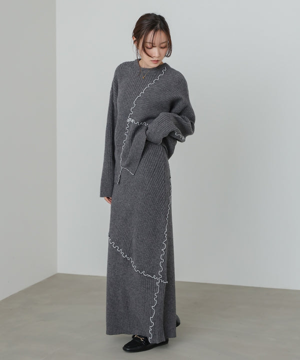 【セットアップ対応】ランダムメロウニットトップス