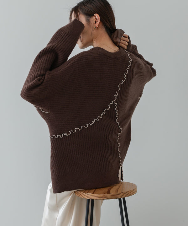 【セットアップ対応】ランダムメロウニットトップス