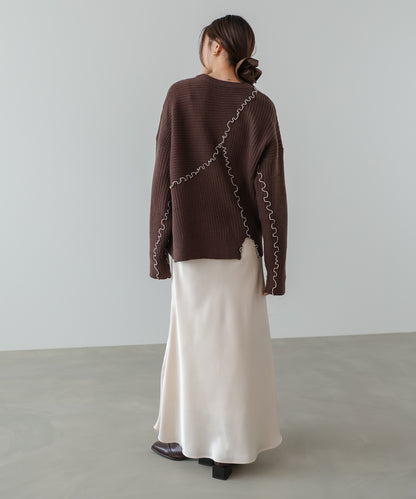 【セットアップ対応】ランダムメロウニットトップス