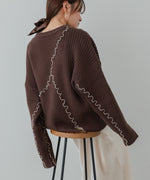 【セットアップ対応】ランダムメロウニットトップス