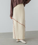 【セットアップ対応】ランダムメロウニットスカート