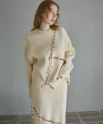 【セットアップ対応】ランダムメロウニットスカート