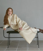 【セットアップ対応】ランダムメロウニットスカート