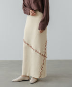 【セットアップ対応】ランダムメロウニットスカート