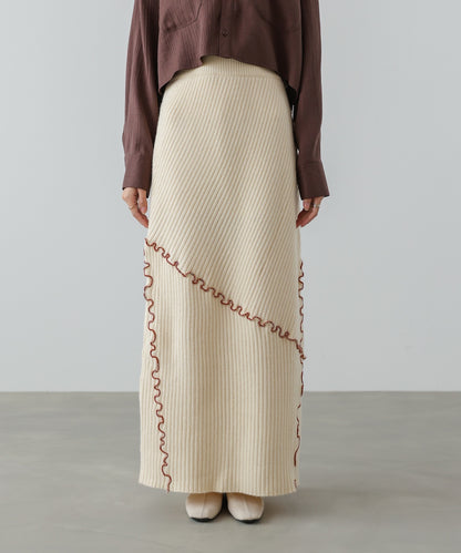 【セットアップ対応】ランダムメロウニットスカート