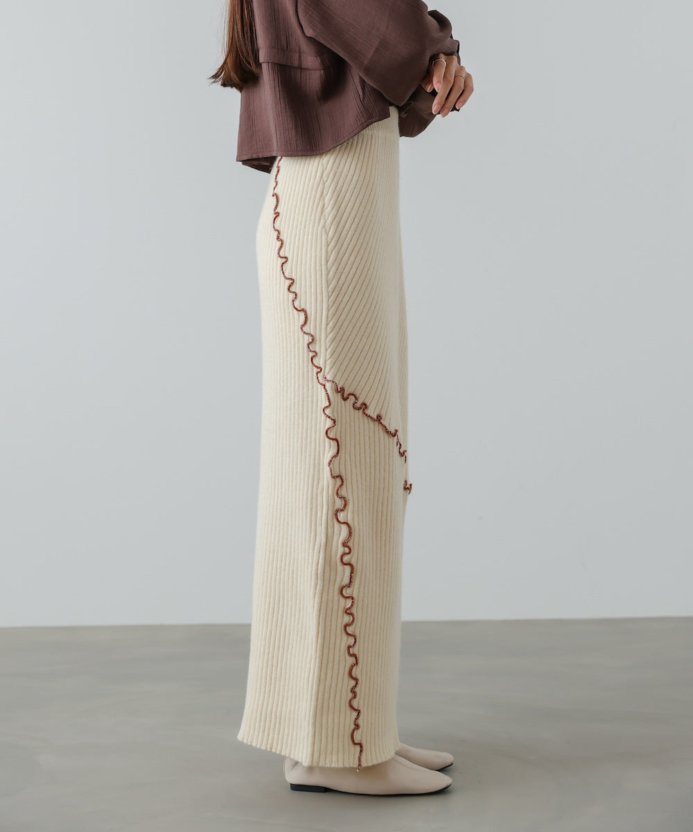 【セットアップ対応】ランダムメロウニットスカート