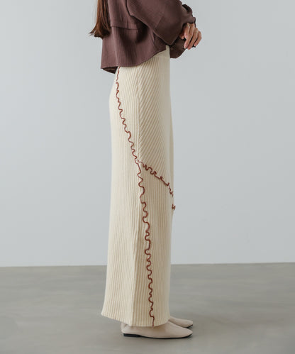 【セットアップ対応】ランダムメロウニットスカート