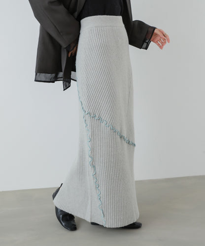 【セットアップ対応】ランダムメロウニットスカート