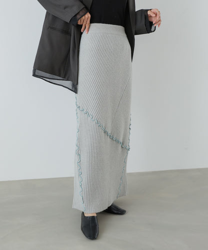 【セットアップ対応】ランダムメロウニットスカート