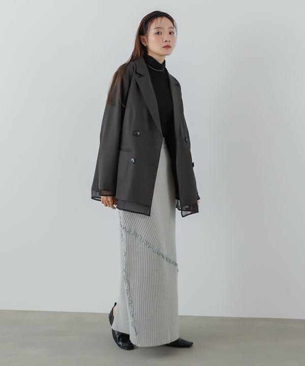 【セットアップ対応】ランダムメロウニットスカート