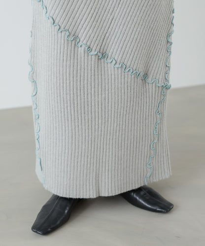 【セットアップ対応】ランダムメロウニットスカート