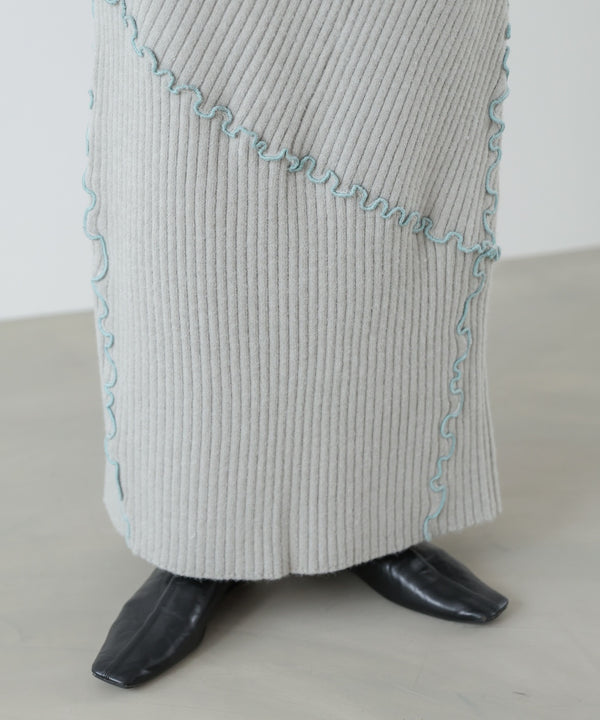 【セットアップ対応】ランダムメロウニットスカート