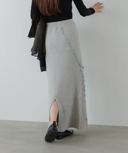 【セットアップ対応】ランダムメロウニットスカート