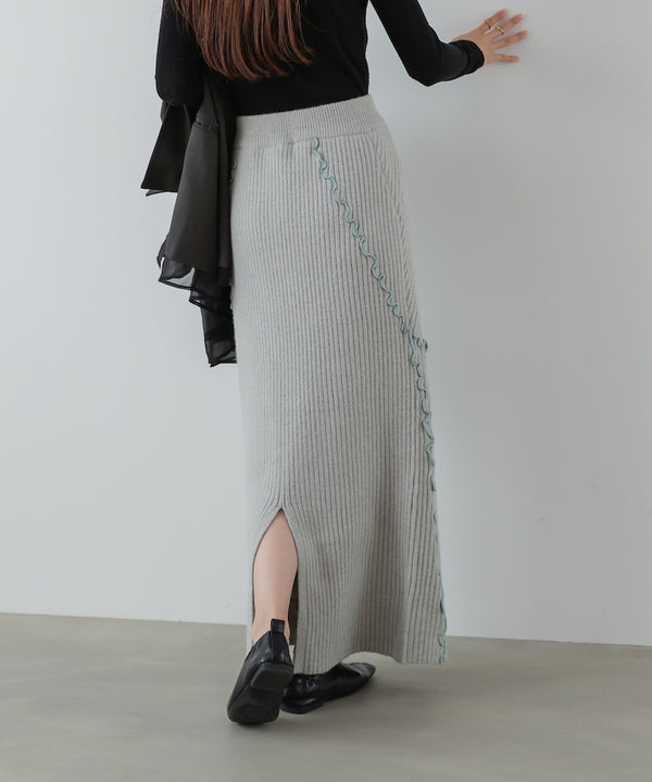 【セットアップ対応】ランダムメロウニットスカート