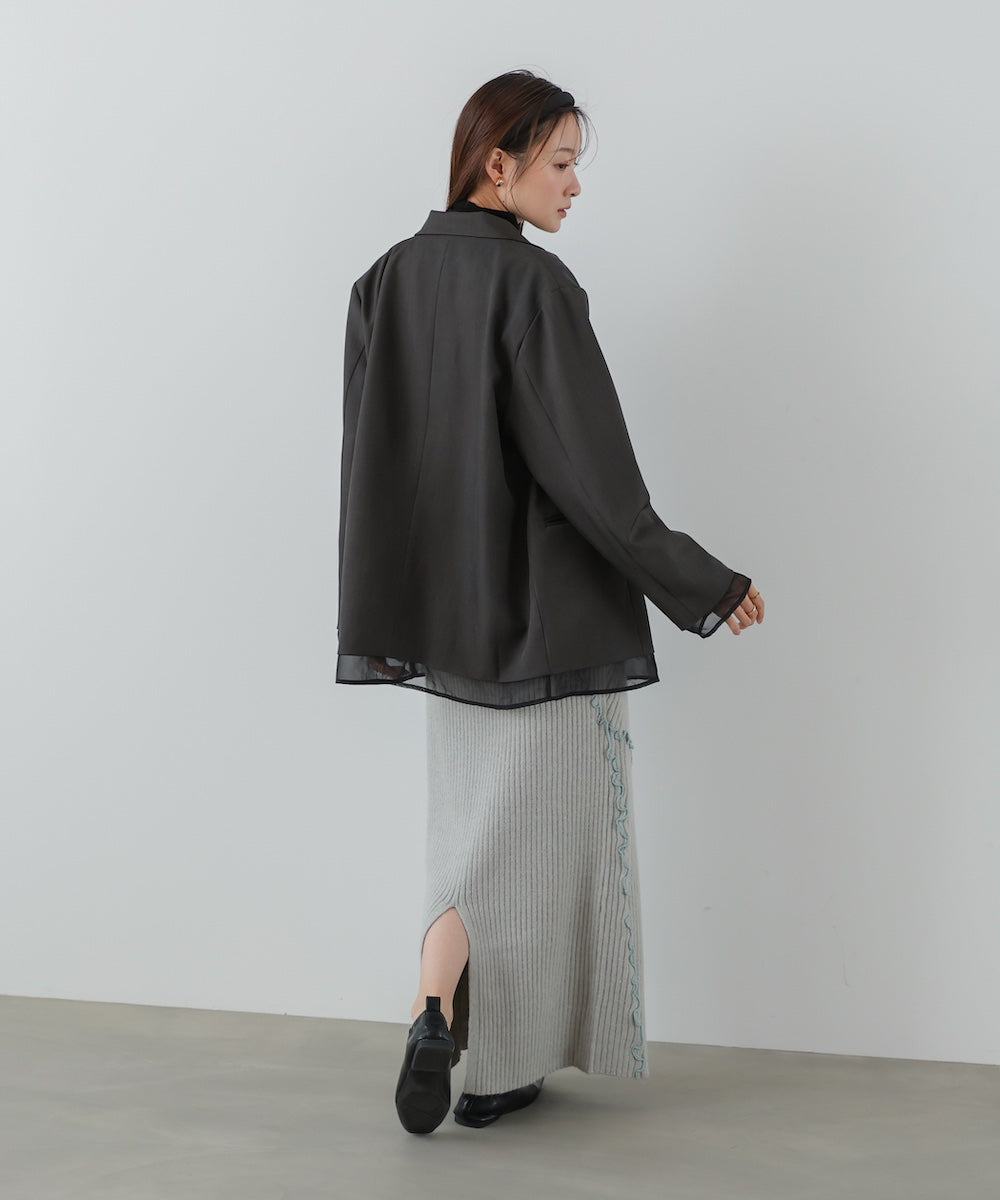 【セットアップ対応】ランダムメロウニットスカート