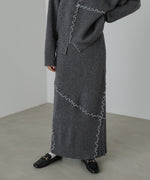 【セットアップ対応】ランダムメロウニットスカート