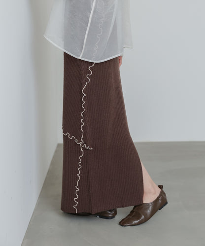 【セットアップ対応】ランダムメロウニットスカート