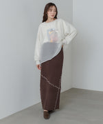 【セットアップ対応】ランダムメロウニットスカート