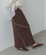 【セットアップ対応】ランダムメロウニットスカート