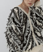 前後2WAYシャギーニットトップス