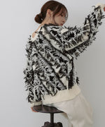 前後2WAYシャギーニットトップス