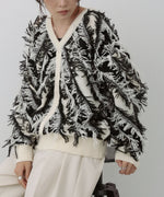 前後2WAYシャギーニットトップス